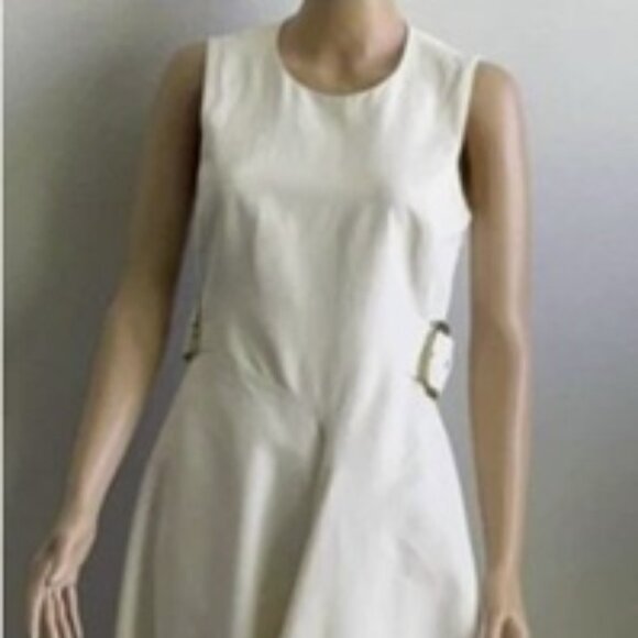 Stella McCartney Creme Sleeveless Dress Backless - Picture 1 of 6